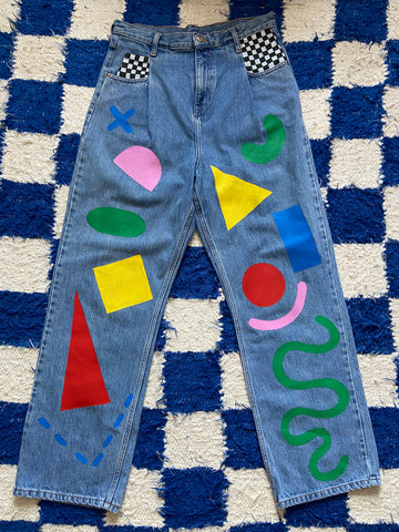 UP-CYCLED: HIGH WAIST JEANS