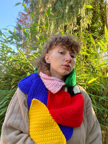 HANDMADE SHAPES SCARF: SHAPESHIFTER x LESSER ARTS COLLAB